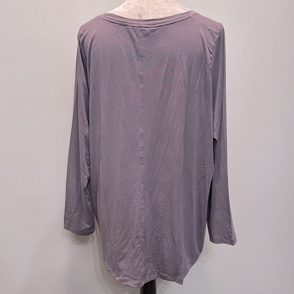 Athleta Stratus ll top purple long sleeve tshirt NWT - Picture 3 of 9